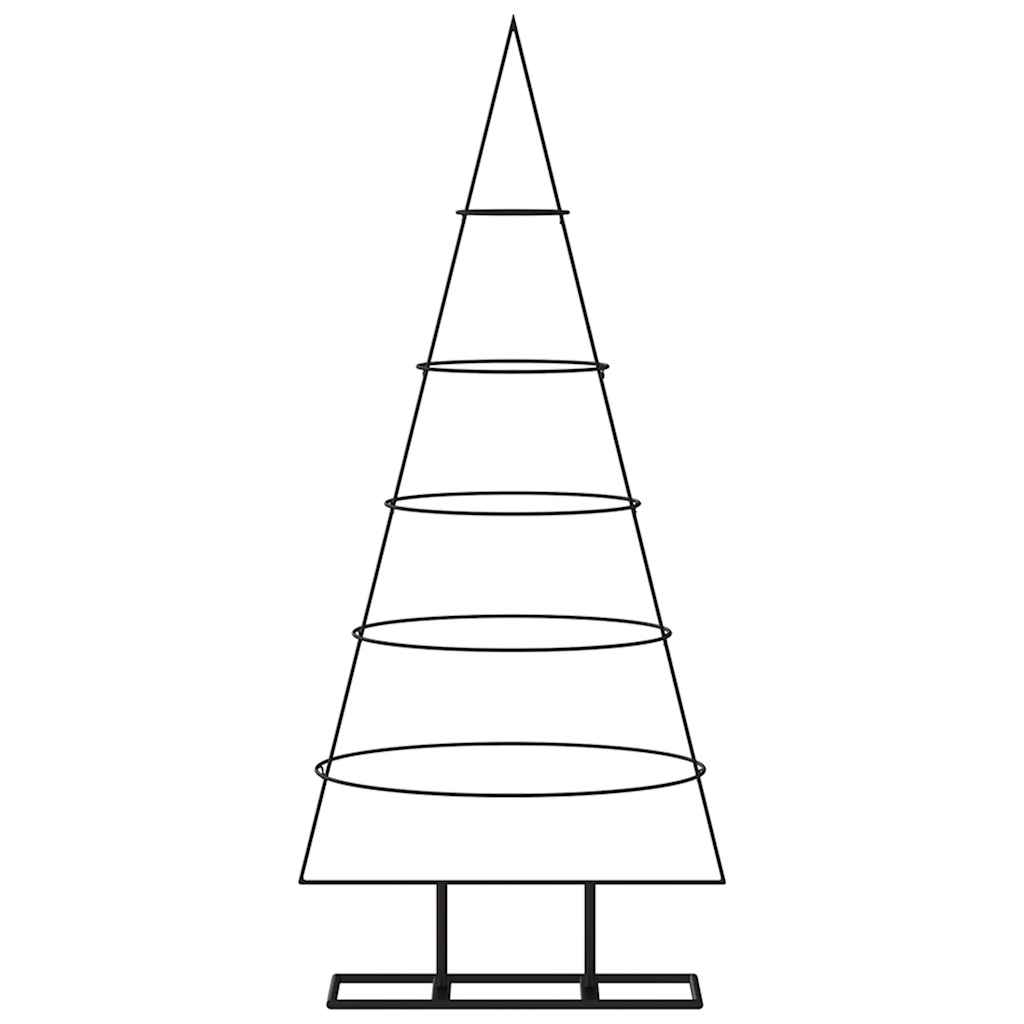 Vidaxl kerstdecoratie kerstboom 125 cm metaal zwart