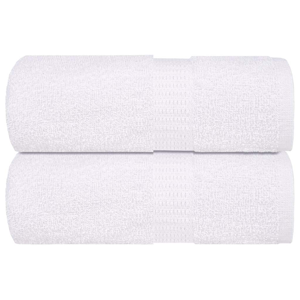 Vidaxl washandjes 2 stuks frogn wit 30x30 cm 100% katoen