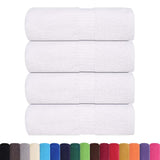 Vidaxl washandjes 4 stuks frogn wit 30x30 cm 100% katoen