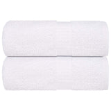 Vidaxl gastendoekjes 2 st 30x50 cm 360 g m² 100% katoen wit