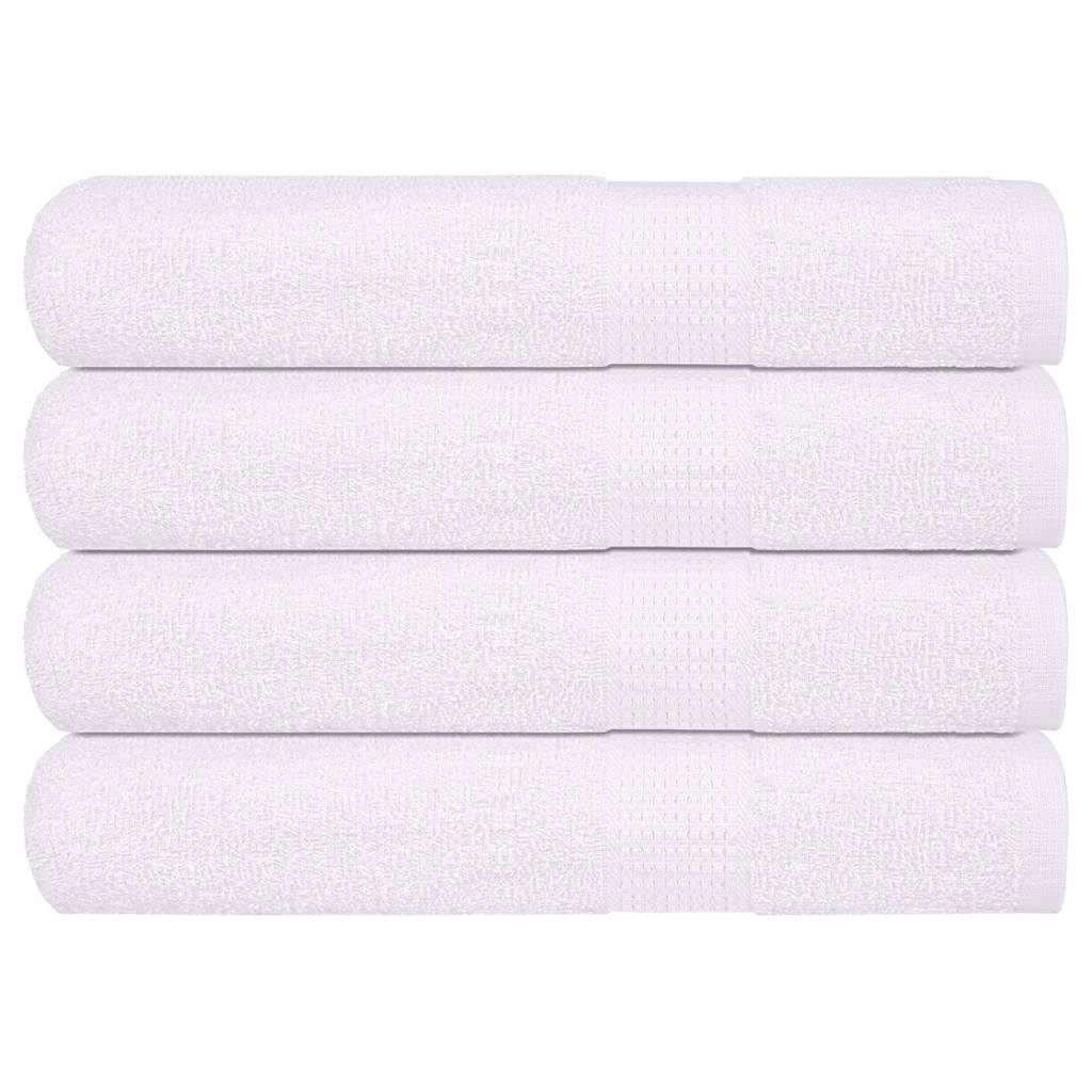 Vidaxl handdoeken 4 st 100x200 cm 360 g m² 100% katoen wit