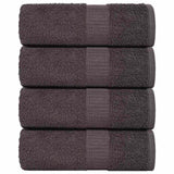 Vidaxl washandjes 4 stuks frogn antraciet 30x30 cm 100% katoen