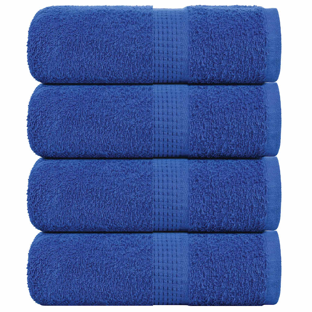 Vidaxl washandjes 4 stuks frogn blauw 30x30 cm 100% katoen