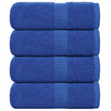 Vidaxl washandjes 4 stuks frogn blauw 30x30 cm 100% katoen