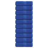 Vidaxl washandjes 10 stuks frogn blauw 30x30 cm 100% katoen