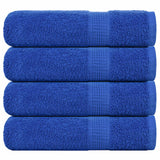 Vidaxl badhanddoeken 4 st 100x150 cm 360 g m² 100% katoen blauw