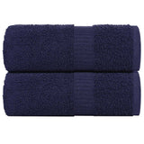 Vidaxl washandjes 2 stuks frogn marineblauw 30x30 cm 100% katoen