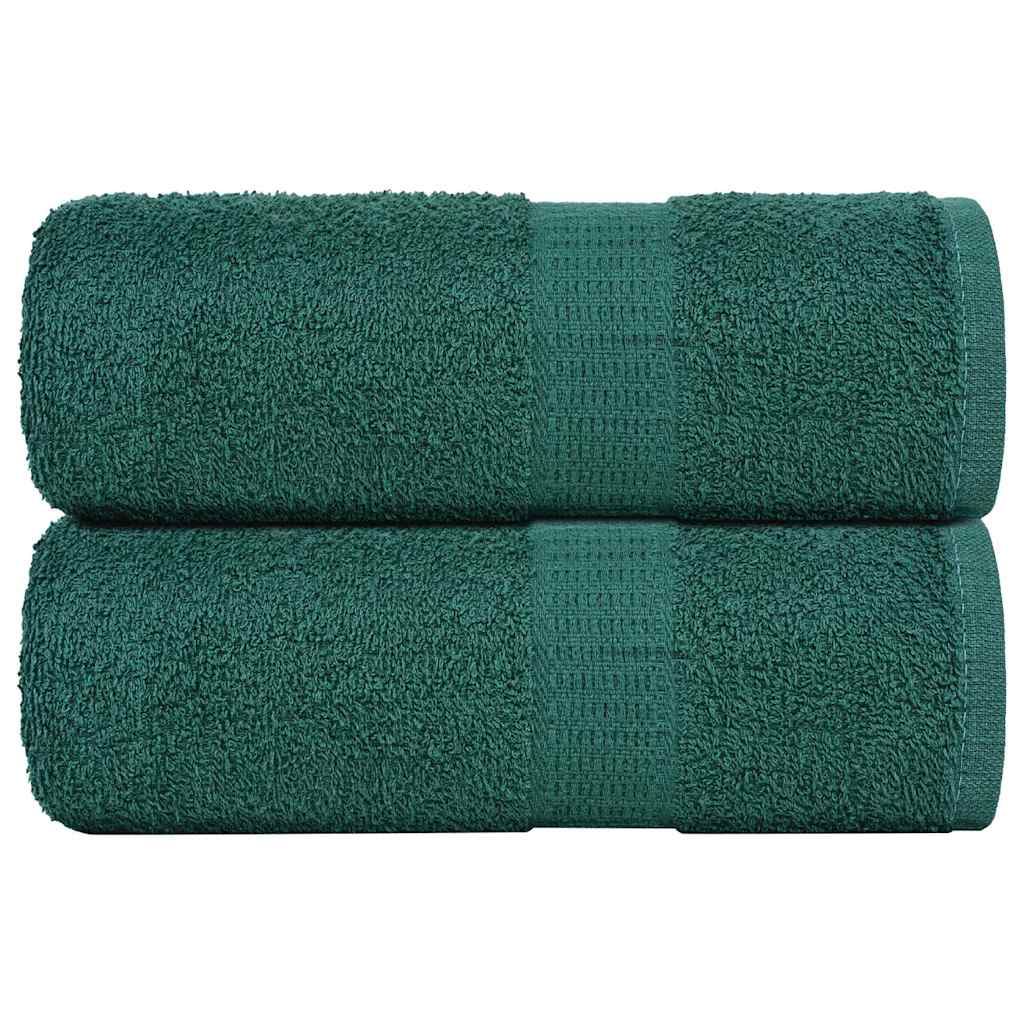 Vidaxl washandjes 2 stuks frogn groen 30x30 cm 100% katoen