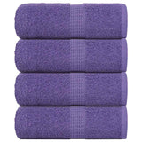 Vidaxl washandjes 4 stuks frogn paars 30x30 cm 100% katoen
