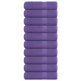 Vidaxl badhanddoeken 10 st 100x150 cm 360 g m² 100% katoen paars