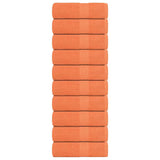 Vidaxl gastendoekjes 10 st 30x50 cm 360 g m² 100% katoen oranje