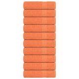 Vidaxl handdoeken 10 st 50x100 cm 360 g m² 100% katoen oranje