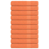 Vidaxl saunahanddoeken 10 st 80x200 cm 360 g m² 100% katoen oranje