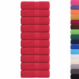 Vidaxl washandjes 10 stuks frogn rood 30x30 cm 100% katoen
