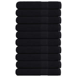Vidaxl handdoeken 10 st 100x200 cm 360 g m² 100% katoen zwart
