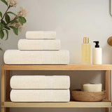 Vidaxl washandjes 4 stuks frogn crème 30x30 cm 100% katoen