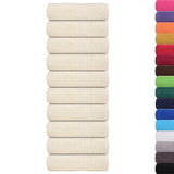 Vidaxl washandjes 10 stuks frogn crème 30x30 cm 100% katoen