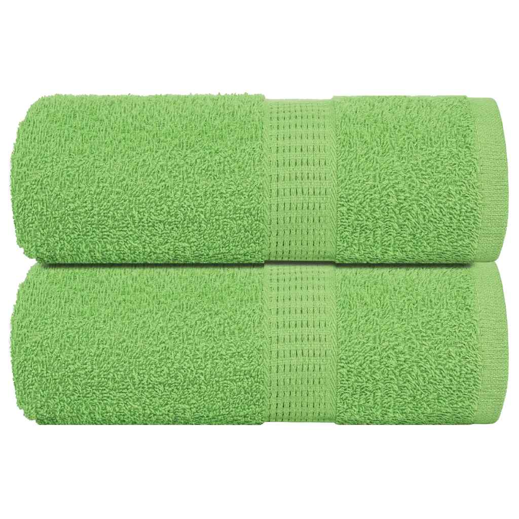 Vidaxl washandjes 2 stuks frogn appelgroen 30x30 cm 100% katoen