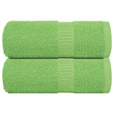 Vidaxl washandjes 2 stuks frogn appelgroen 30x30 cm 100% katoen