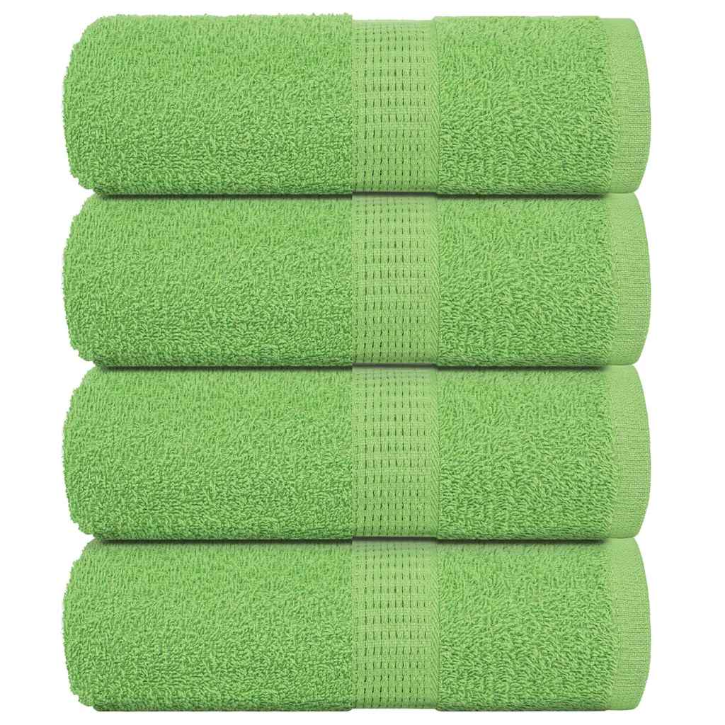 Vidaxl washandjes 4 stuks frogn appelgroen 30x30 cm 100% katoen