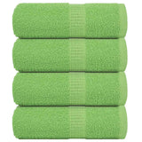 Vidaxl washandjes 4 stuks frogn appelgroen 30x30 cm 100% katoen