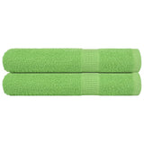 Vidaxl saunahanddoeken 2 st 80x200 cm 360 g m² 100% katoen appelgroen
