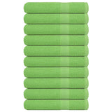 Vidaxl saunahanddoeken 10 st 80x200 cm 360 g m² 100% katoen appelgroen