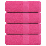 Vidaxl washandjes 4 stuks frogn roze 30x30 cm 100% katoen
