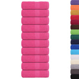 Vidaxl washandjes 10 stuks frogn roze 30x30 cm 100% katoen