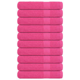 Vidaxl handdoeken 10 st 100x200 cm 360 g m² 100% katoen roze