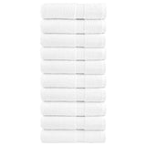 Vidaxl handdoeken solund 10 st 600 g m² 50x100 cm wit