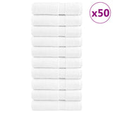 VidaXL Handdoeken SOLUND 50 st 600 g m² 50x100 cm wit