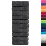 Vidaxl gastendoekjes solund 10 st 600 g m² 30x50 cm antraciet