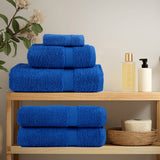 Vidaxl premium washandjes solund 10 stuks blauw 30x30 cm 600 g m²