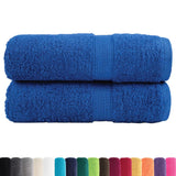 Vidaxl gastendoekjes solund 2 st 600 g m² 30x50 cm blauw