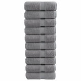 VidaXL Gastendoekjes SOLUND 10 st 600 g m² 30x50 cm grijs