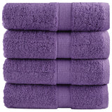 Vidaxl gastendoekjes solund 4 st 600 g m² 30x50 cm paars