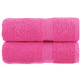 Vidaxl gastendoekjes solund 2 st 600 g m² 30x50 cm roze