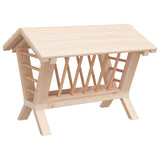 Vidaxl hooiruif voor konijnen 44x33x33 cm massief vurenhout