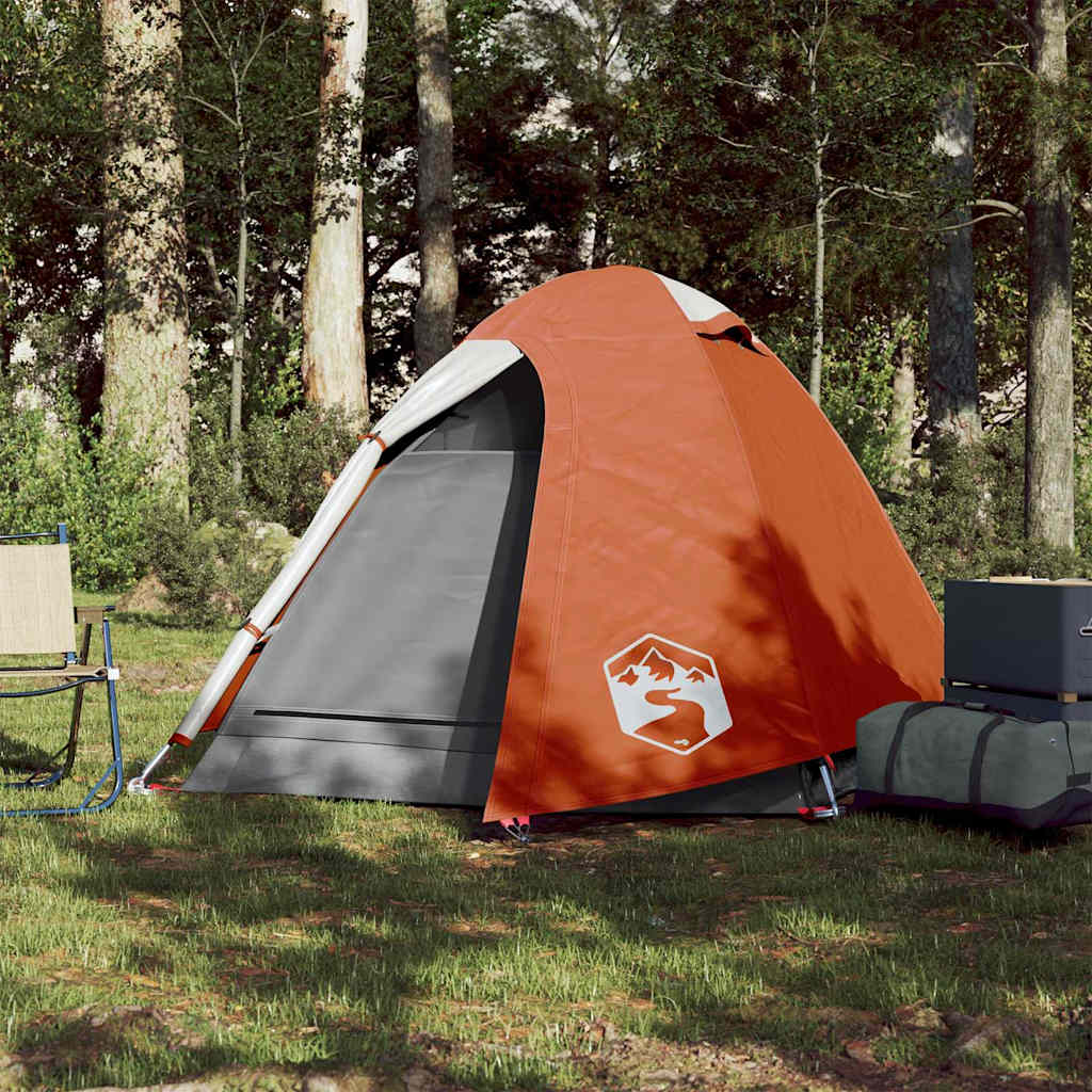 Vidaxl koepeltent 2-persoons waterdicht oranje