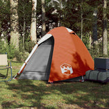 Vidaxl koepeltent 2-persoons waterdicht oranje