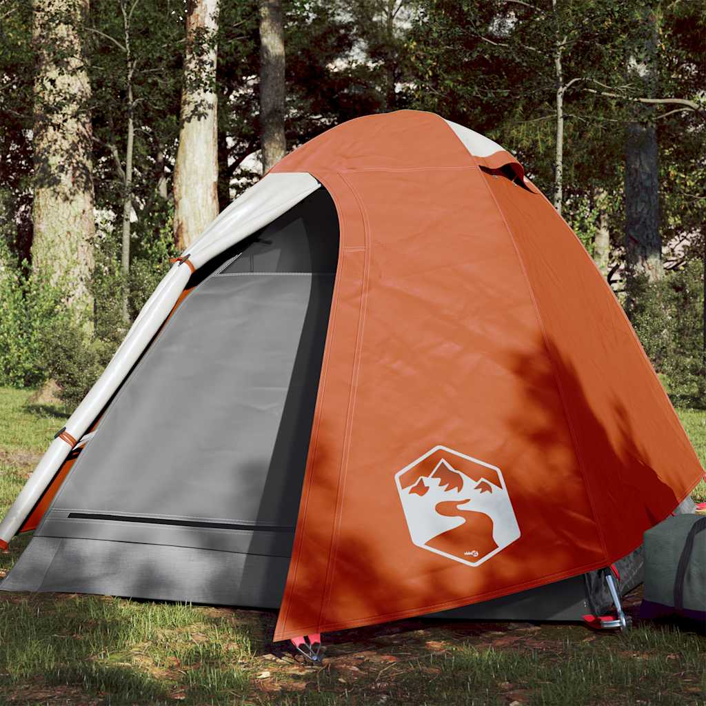 Vidaxl koepeltent 2-persoons waterdicht oranje