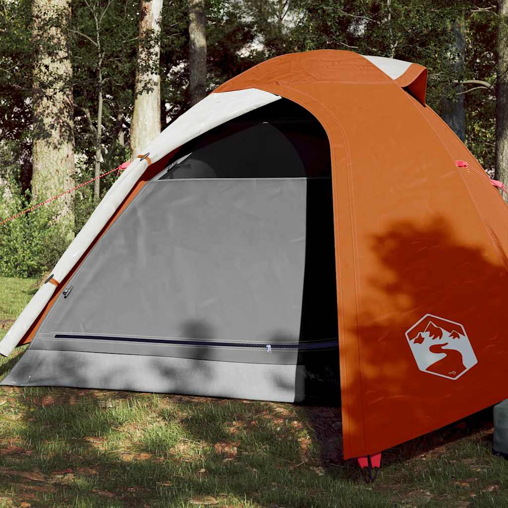 Vidaxl koepeltent 3-persoons waterdicht oranje