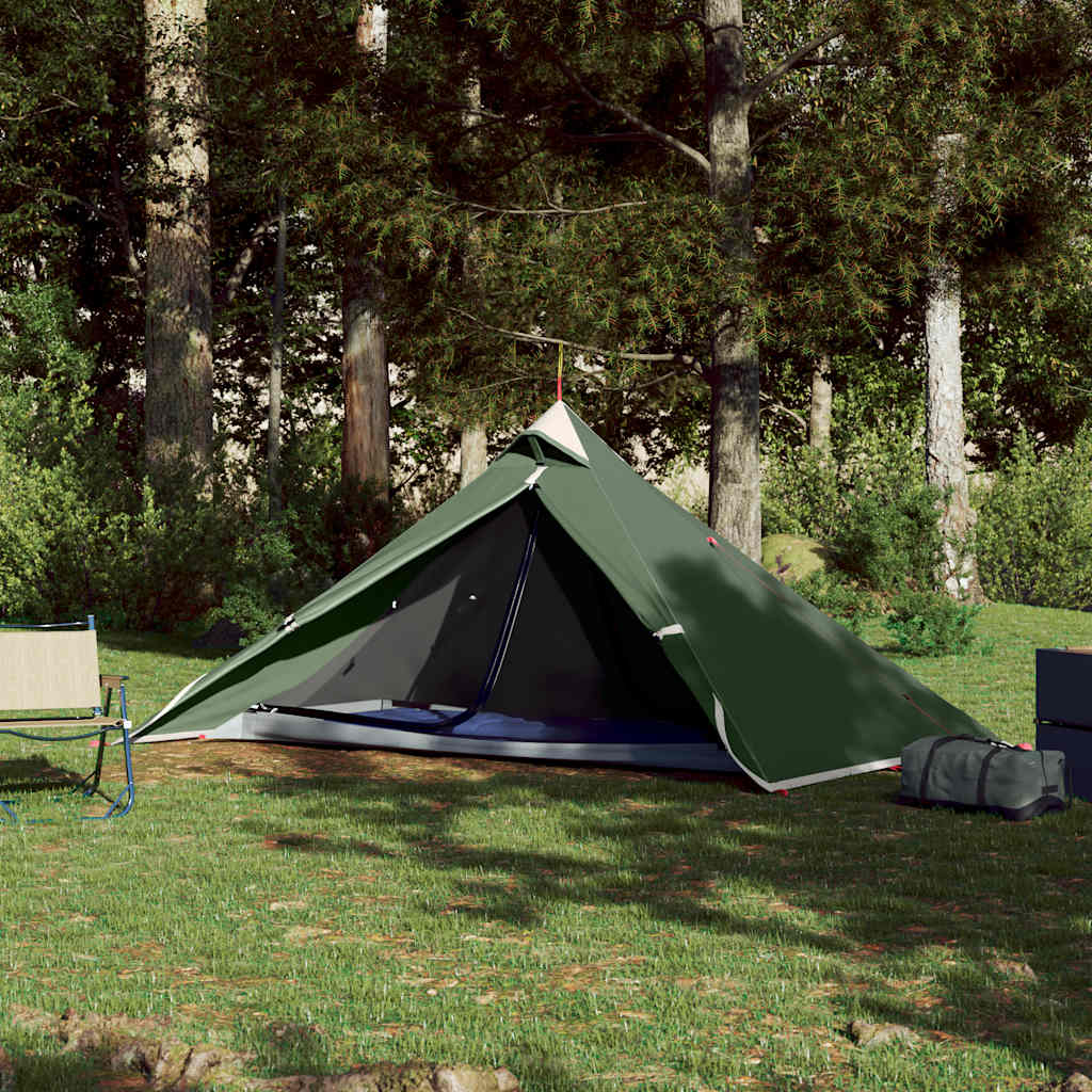 Vidaxl hangende tipi tent 1-persoons waterdicht groen