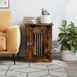 Vidaxl hondenbank 45x62x59 cm bewerkt hout gerookt eikenkleurig