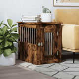 Vidaxl hondenbank 45x62x59 cm bewerkt hout gerookt eikenkleurig