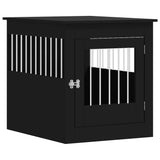 Vidaxl hondenbench 64,5x80x71 cm bewerkt hout zwart