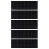Vidaxl trapmatten 5 st 25x75 cm rubber