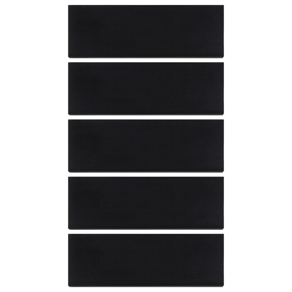 Vidaxl trapmatten 5 st 25x75 cm rubber
