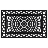 Vidaxl deurmat rechthoekig 45x75 cm rubber